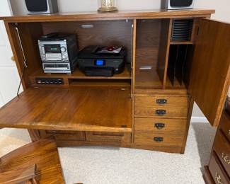 view of interior of the computer cabinet