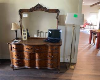 Gorgeous Antique Dresser & Mirror