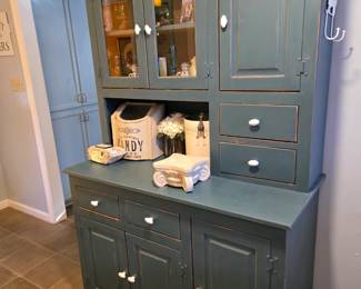 Country  cupboard, two pieces