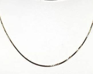 585 14K Gold Box Chain