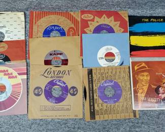 45s 1980s Singles, and Older HitsPolice, Sinatra