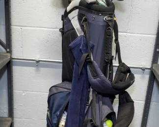 Golf GearClubs, Bag, Balls, Tees, Jacket, Umbrella, Red Sox Covers