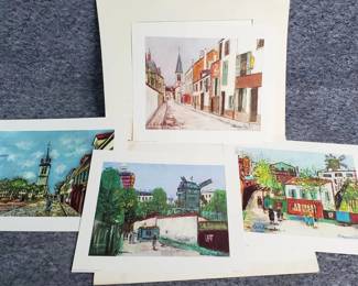 4 Maurice Urtrillo Prints