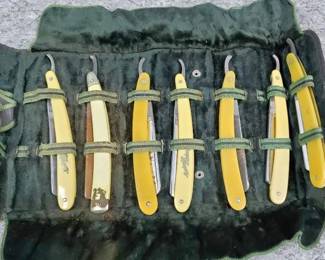 Vintage Barbers Straight Razors Collection