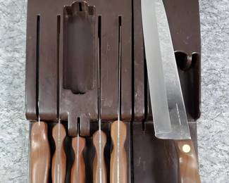 Cutco Chefs CutleryKnives, Icing Spatula, Hanging Rack