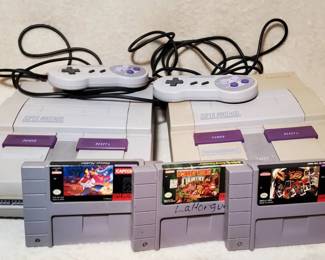 Super Nintendo NES Consoles, Controllers and Games