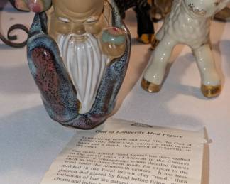 God of Longevity mud figure