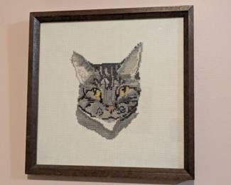 Cat embroidery