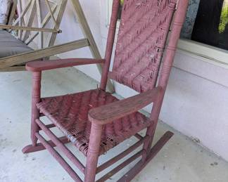 Porch rocking chair