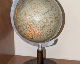 Small vintage globe