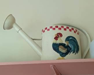 Large Rooster watering can