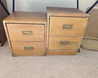 Wooden file cabinets