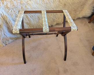 Vintage luggage stand