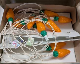 Vintage Easter string lamps