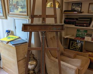 Wooden easel