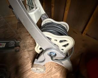Water hose on reel