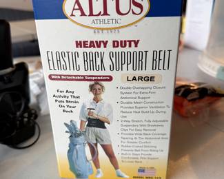 Altus heavy duty elastic back support belt