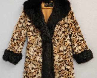 Vintage York Furrier lynx fur jacket