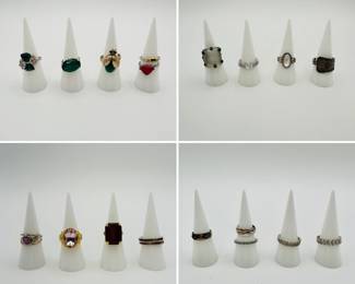 A variety of fashion rings