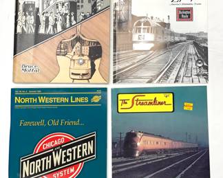 Forty Feet Below The Story of Chicago's Freight Tunnels by Bruce Moffat; The Zephyrs America's Distinctive Trains Burlington Route by Terminal Railroad Association of St. Louis Historical and Technical Society, Inc,; 1995 North Western Lines magazine Vol. 22, No. 3; The Early Streamliners by Union Pacific Historical Society 