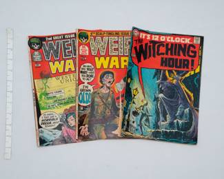 DC Comics Weird War Tales #4, DC Comics Weird War Tales #2, and  DC Comics The Witching Hour #4