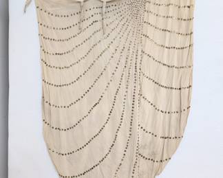 Originally purchased at the Lyric Opera of Chicago costume sale, a pair of what appear to be wings from a vintage costume, silk with gelatin sequins, probably from the 20's or 30's