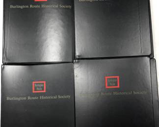 Vintage copies of Burlington Route notebooks by Burlington Route Historical Society 