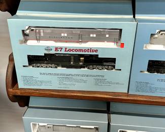 Closer look at the new in boxes several Proto 2000 series E7 Locomotive, GP7 Locomotive,  SD7 Locomotive, SD9 Locomotive