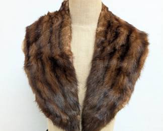 A vintage mink stole