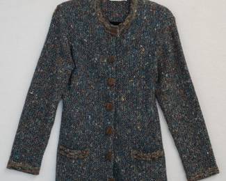 Yves Saint Laurent sweater set vest and cardigan, made in France