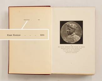 Inside pages of Kings In The Making by E. Thornton Cook, first edition hardcover, published 1931 by John Murray, London