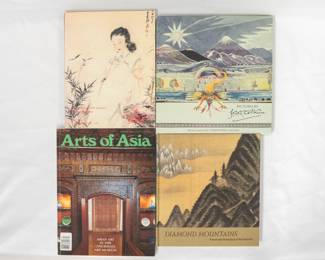 1992 Christie's auction catalog Fine 19th and 20th Century Chinese Paintings, Hong Kong; 1993 Arts of Asia Asian Art in the Cincinnati Art Museum; Pictures by J.R.R. Tolkien, a collection of the author's artwork curated by his son, Christopher Tolkien, hardcover; Diamond Mountains: Travel and Nostalgia in Korean Art by Soyoung Lee, hardcover, publishers 2018 Metropolitan Museum of Art New York