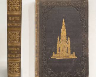 Beauties of Sir Walter Scott, Bart., Being a Selection From His Writings and Life, published by Robert Cadell, Edinburgh, 1849; hardcover, third edition