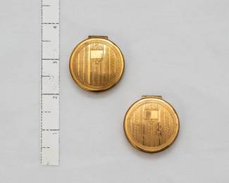 Two vintage Princess Pat makeup compacts