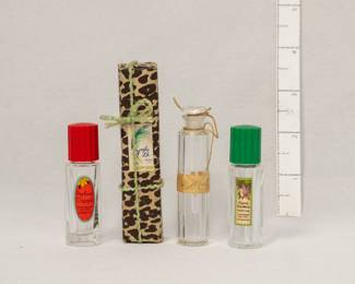 Vintage perfume and cologne bottles