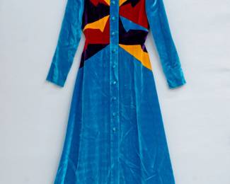 Vintage Malcom Starr velvet duster size 8