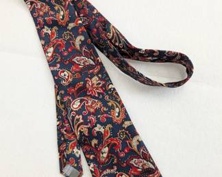 A Mickey Mouse blue and red paisley pattern tie by The Tie Works
