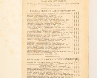 Inside page of A General Dictionary of Painters by Matthew Pilkington, hardcover, 1841, printed in London for Thomas Tegg