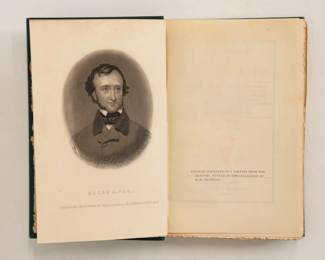 Inside pages of volume 1 of The Works of Edgar Allan Poe, 10 volumes, hardcover (with beautiful Art Nouveau binding), published 1894-1895 by Stone & Kimball, Chicago