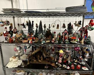 A large selection of vintage Christmas decorations and ornaments available at our Warehouse sale! Find some treasured classics to brighten your home this holiday season.