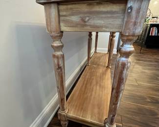 M24 - $145. Console / Sofa Table. Measures 71" long x 16" deep x 32" tall. 2 drawer slide easily. Sturdy and looks very nice!