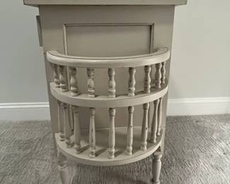 M42 - $75. Storage Cabinet with removable serving tray. Measures 37" wide x 18" deep x 31" tall. Sturdy and very pretty. 