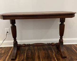 M51 - $85. Solid Wood Entry or Sofa Table. Measure 48.5" x 18" deep x 30.5" tall. 