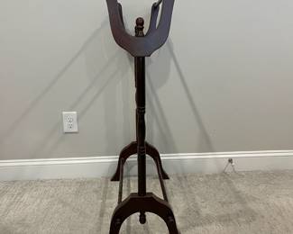 M31 - $35. Wooden Quilt Rack. Measures 28" x 14" x 28.5" tall. 