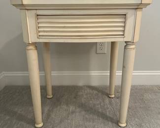 M45 - $40. Single Nightstand with Drawer. Measures 19" wide x 25" deep x 27" tall. 