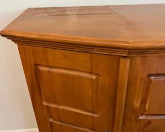 M87 - $30. Vintage Cabinet. Measures 31" wide x 12" deep x 30" tall. 