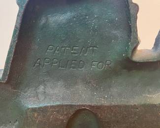 M11 - $35. Cast Iron Stagecoach Door Stop. Measures 9" wide x 6.5" tall. 