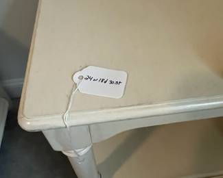 M37 - $140. PAIR of Universal Furniture Nightstands. Measures 24" wide x 18" deep x 30.5" tall. 