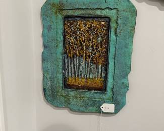 M140 - $60. Original Art by Jeanne Dana. PaperAndStone Bronze. Measures 12" x 16". 