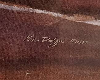 M59 - $40. Ken Duffin Print. Measures 33.5" x 28". 